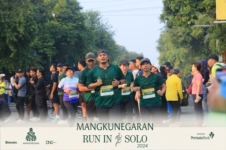 Race photo from Mangkunegaran Run 2024