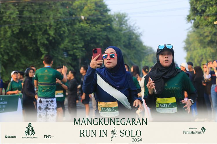Race photo from Mangkunegaran Run 2024