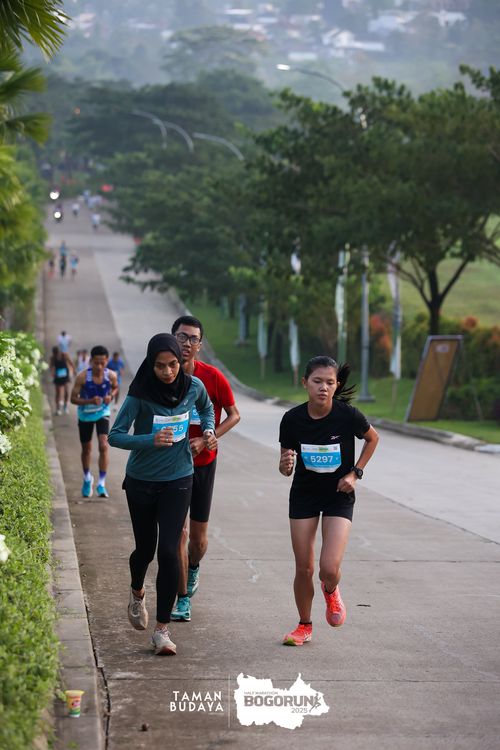 Race photo from Taman Budaya x BOGORUN 2025