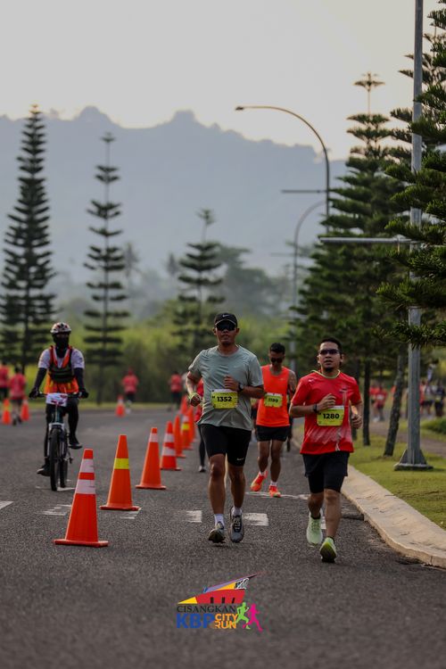 Race photo from CISANGKAN KBP CITY RUN 2025