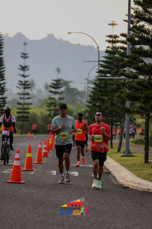 Race photo from CISANGKAN KBP CITY RUN 2025