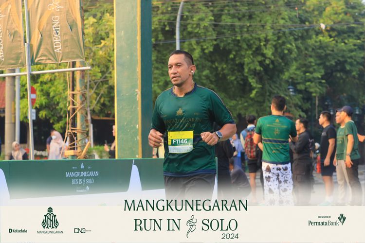 Race photo from Mangkunegaran Run 2024