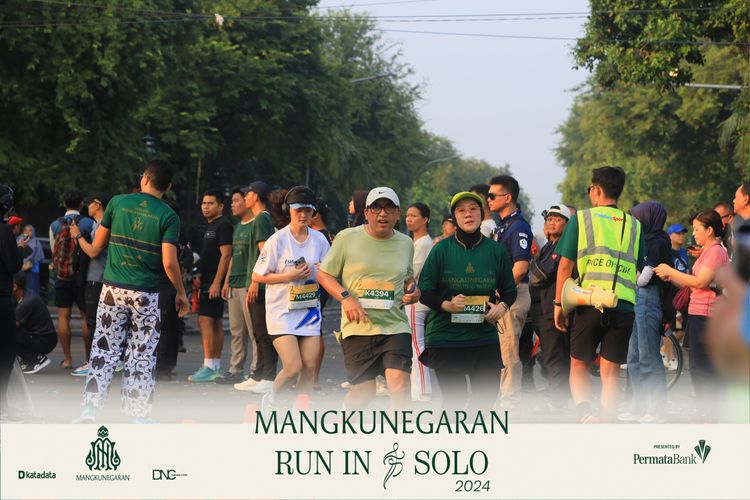Race photo from Mangkunegaran Run 2024