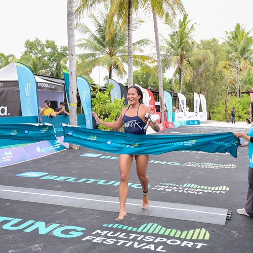 Race photo from Belitung Multisport Festival