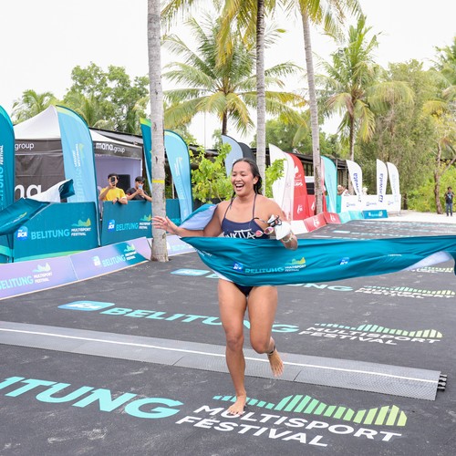 Race photo from Belitung Multisport Festival
