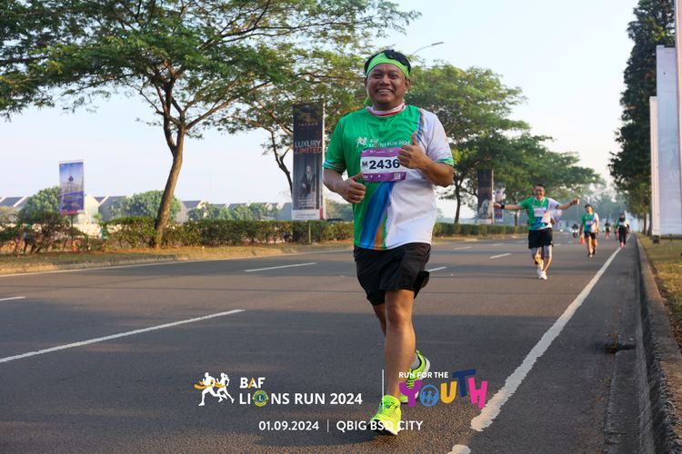 Race photo from BAF LIONS RUN 2024