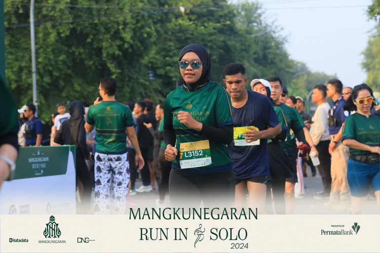 Race photo from Mangkunegaran Run 2024