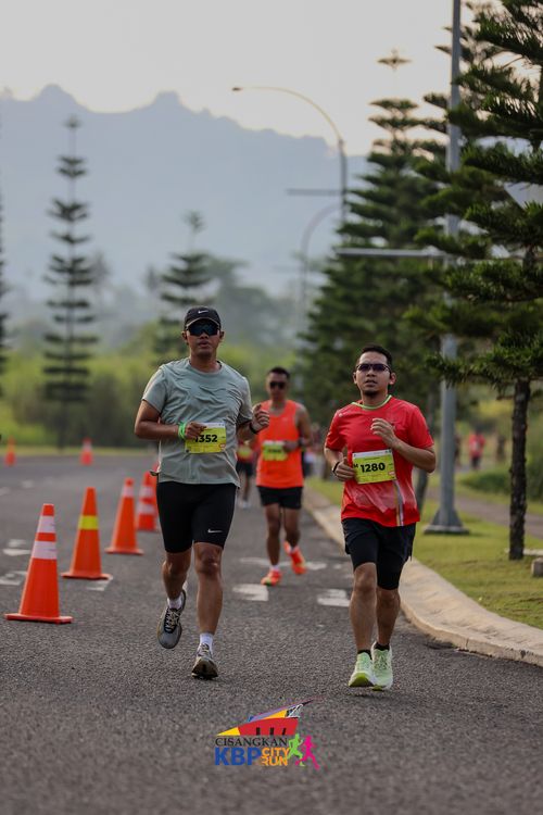 Race photo from CISANGKAN KBP CITY RUN 2025