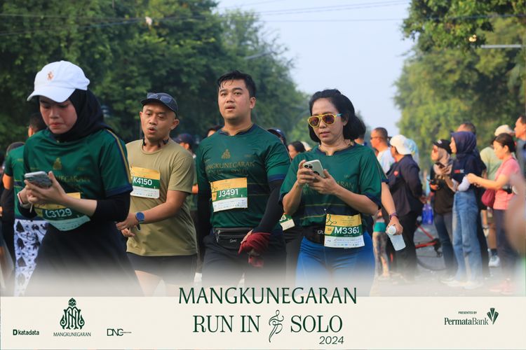 Race photo from Mangkunegaran Run 2024
