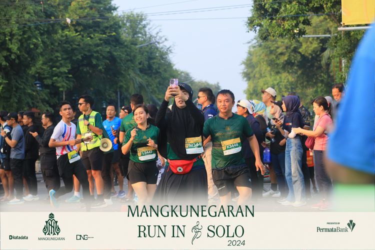 Race photo from Mangkunegaran Run 2024