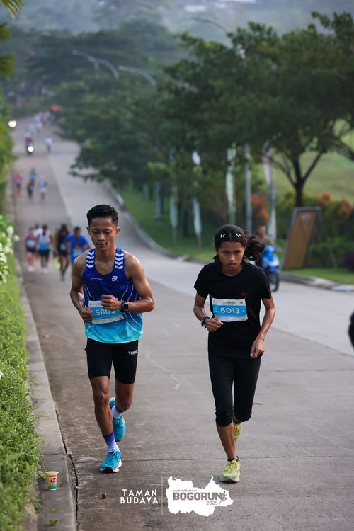 Race photo from Taman Budaya x BOGORUN 2025
