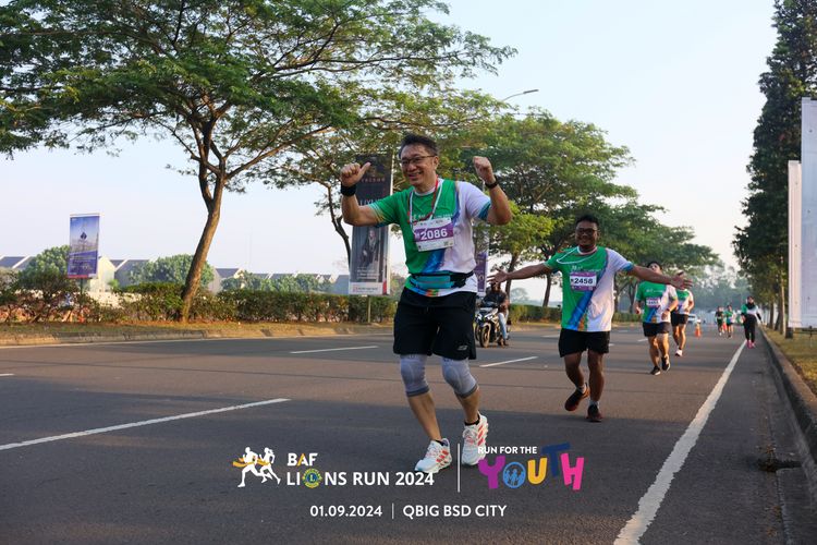 Race photo from BAF LIONS RUN 2024