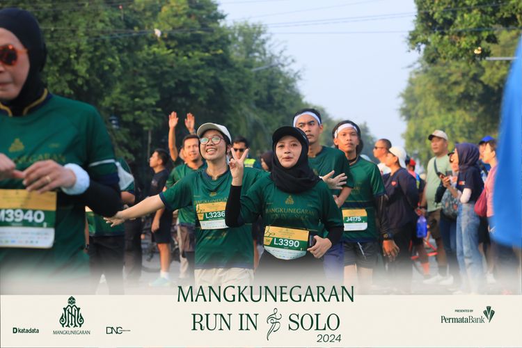 Race photo from Mangkunegaran Run 2024