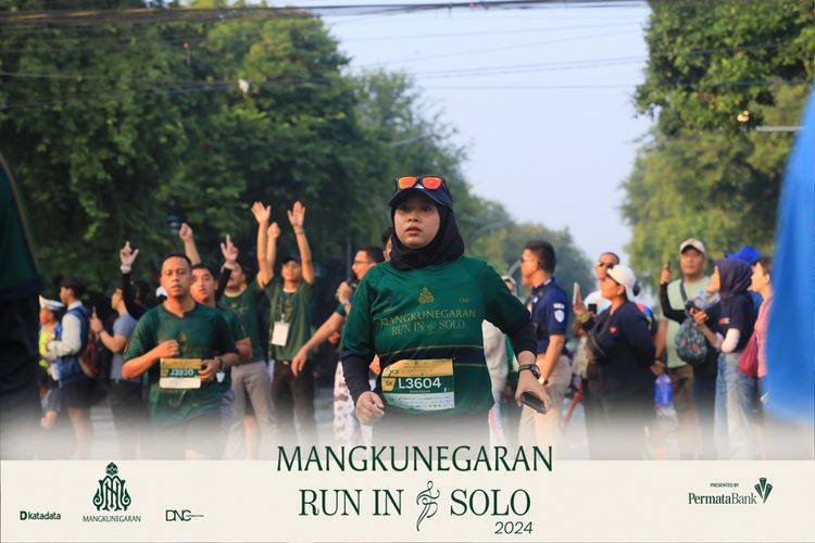 Race photo from Mangkunegaran Run 2024