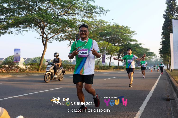 Race photo from BAF LIONS RUN 2024