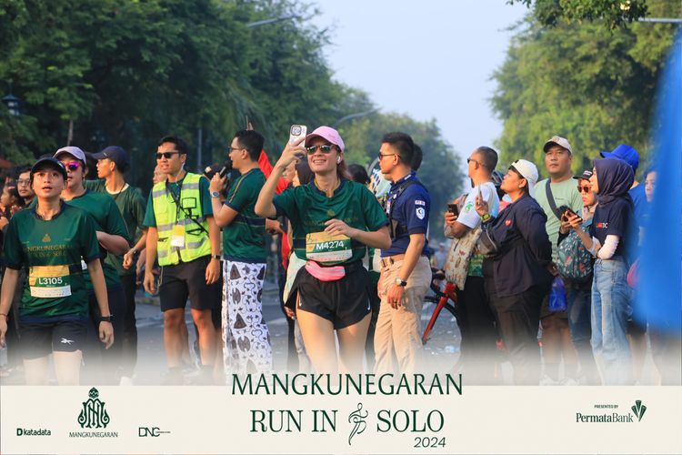 Race photo from Mangkunegaran Run 2024