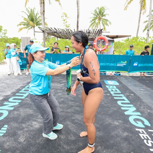 Race photo from Belitung Multisport Festival