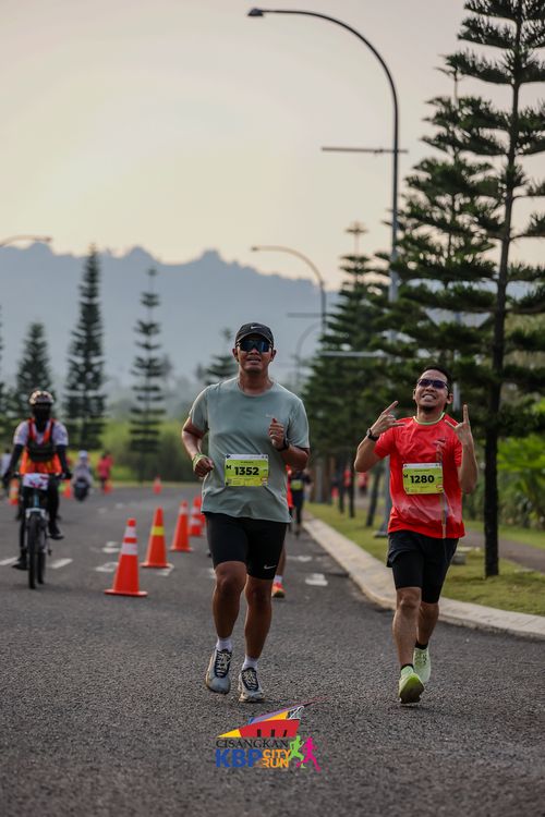 Race photo from CISANGKAN KBP CITY RUN 2025