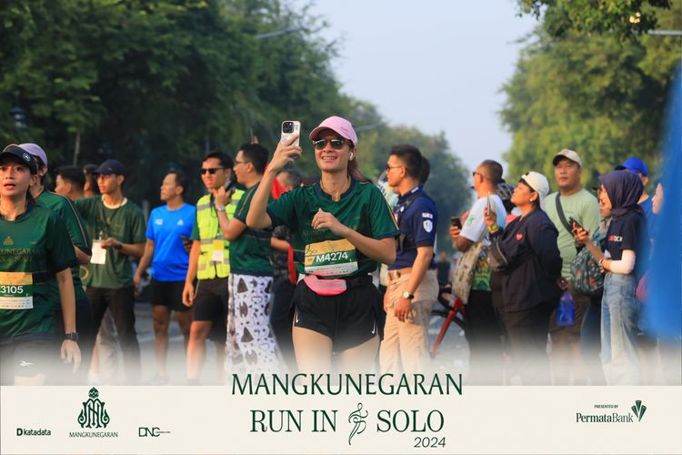 Race photo from Mangkunegaran Run 2024