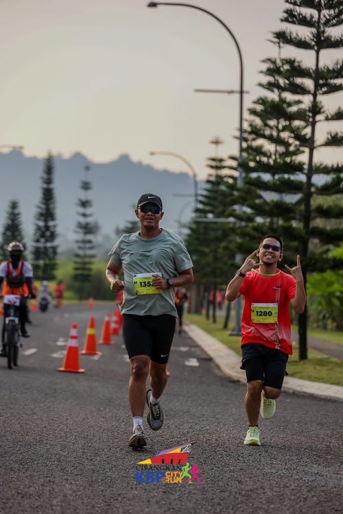Race photo from CISANGKAN KBP CITY RUN 2025