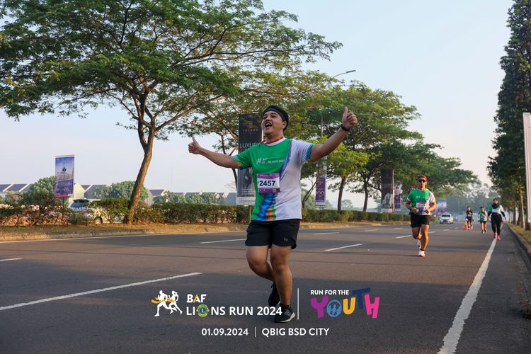 Race photo from BAF LIONS RUN 2024