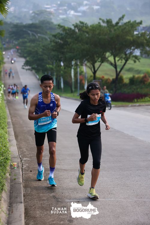Race photo from Taman Budaya x BOGORUN 2025