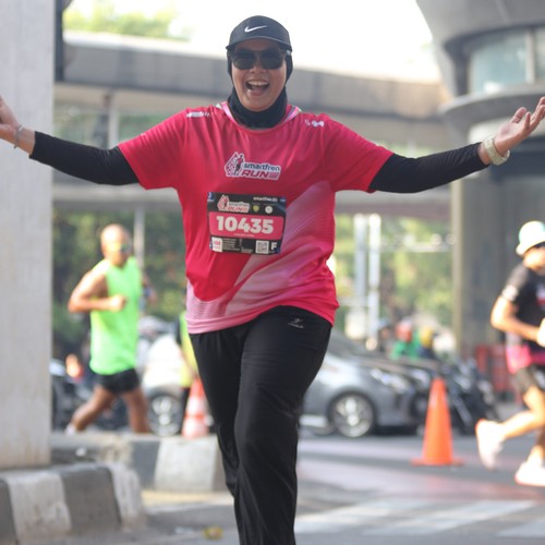 Race photo from SMARTFREN RUN 2026