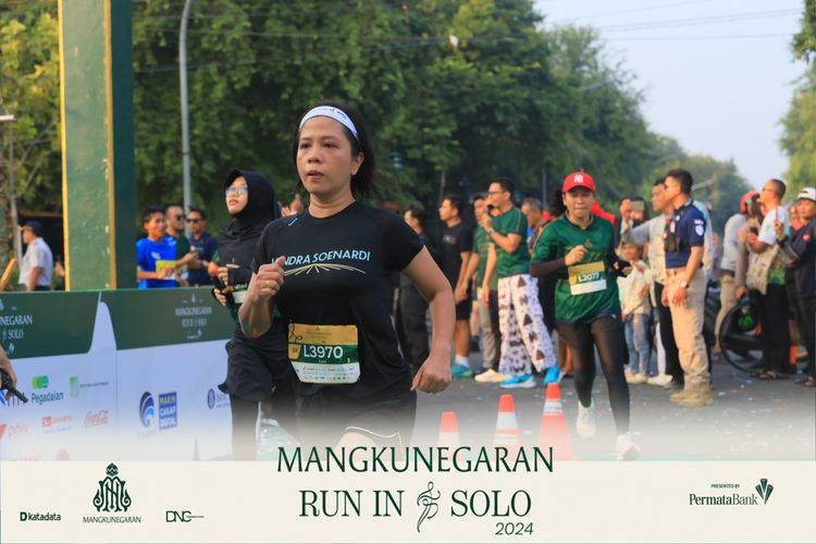 Race photo from Mangkunegaran Run 2024
