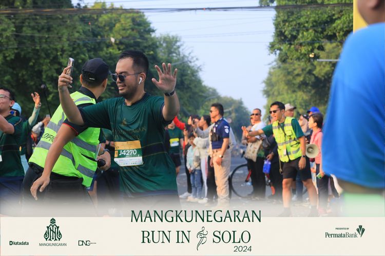 Race photo from Mangkunegaran Run 2024
