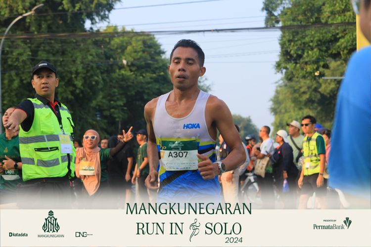 Race photo from Mangkunegaran Run 2024