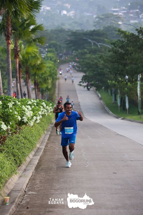 Race photo from Taman Budaya x BOGORUN 2025