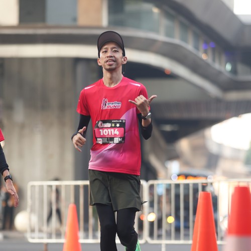 Race photo from SMARTFREN RUN 2026