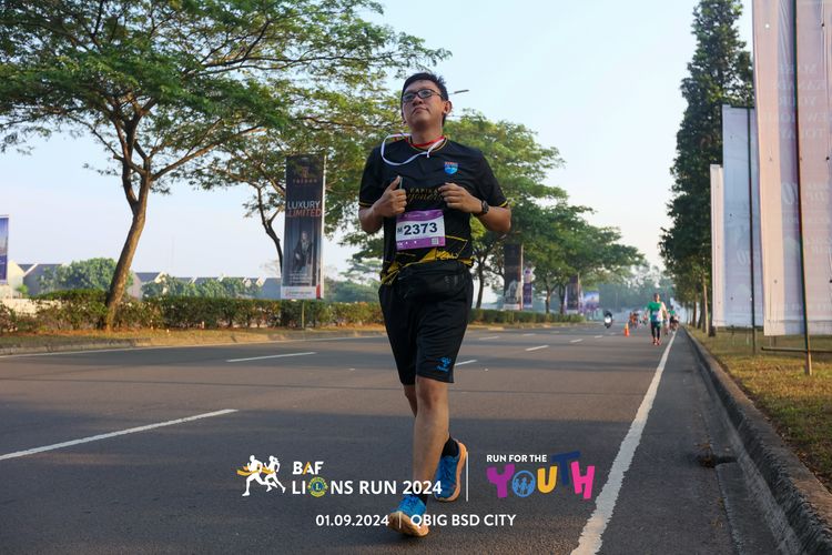 Race photo from BAF LIONS RUN 2024