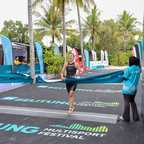 Race photo from Belitung Multisport Festival