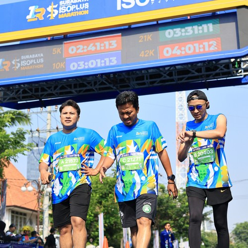 Race photo from SURABAYA ISOPLUS MARATHON 2026
