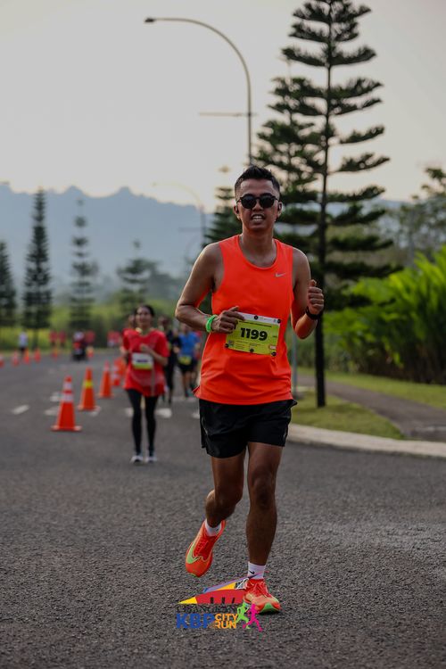 Race photo from CISANGKAN KBP CITY RUN 2025