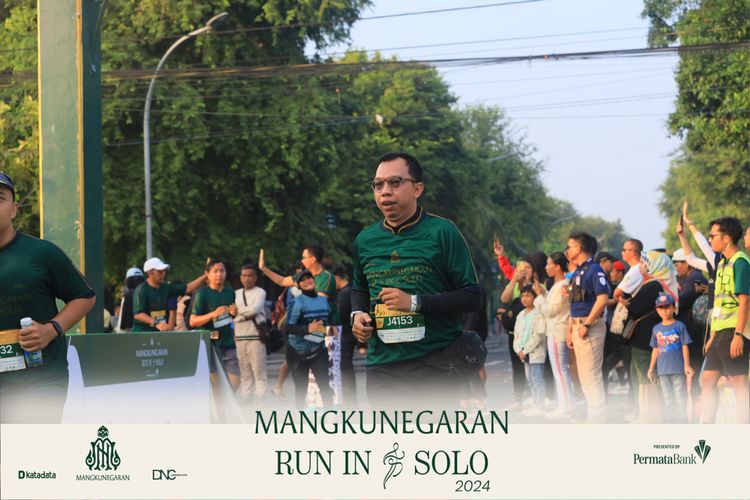 Race photo from Mangkunegaran Run 2024