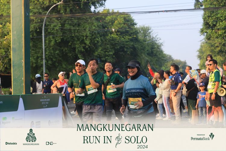 Race photo from Mangkunegaran Run 2024