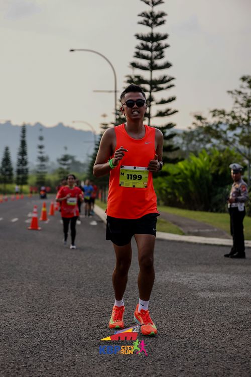Race photo from CISANGKAN KBP CITY RUN 2025