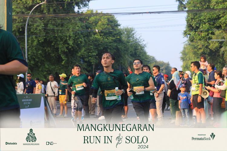 Race photo from Mangkunegaran Run 2024