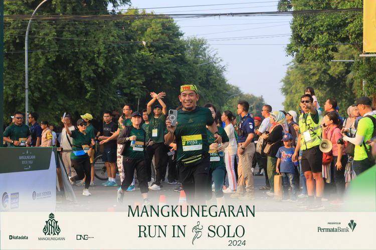 Race photo from Mangkunegaran Run 2024