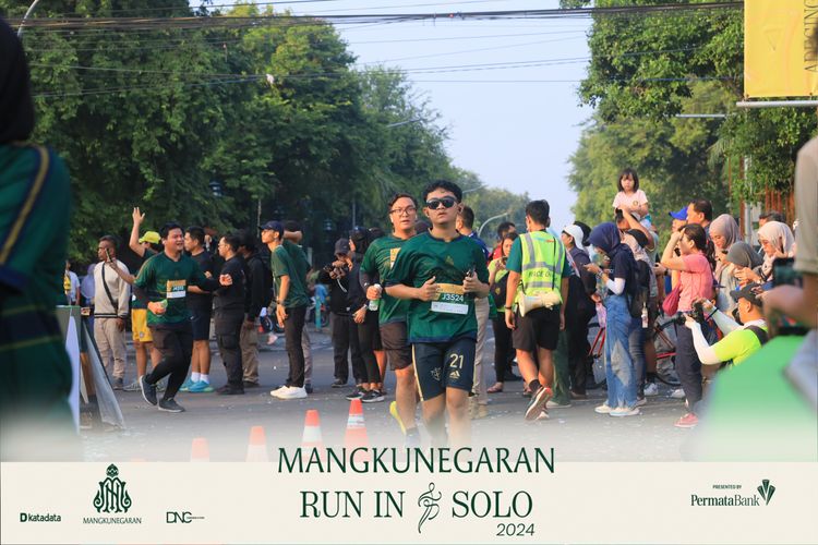 Race photo from Mangkunegaran Run 2024