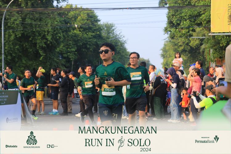 Race photo from Mangkunegaran Run 2024