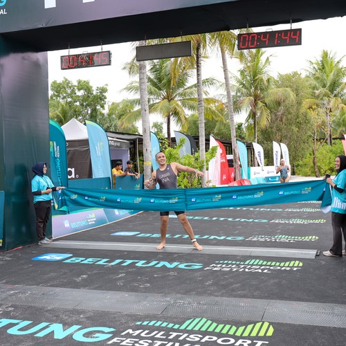 Race photo from Belitung Multisport Festival