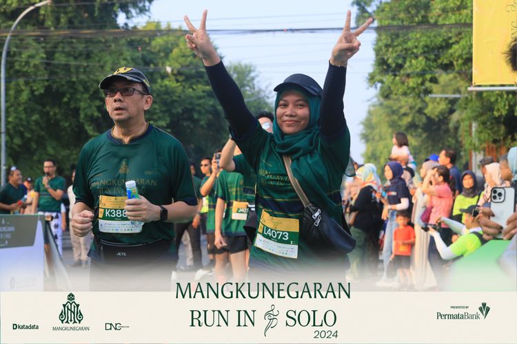 Race photo from Mangkunegaran Run 2024