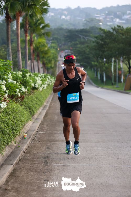 Race photo from Taman Budaya x BOGORUN 2025