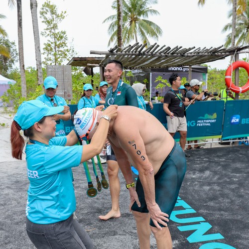 Race photo from Belitung Multisport Festival