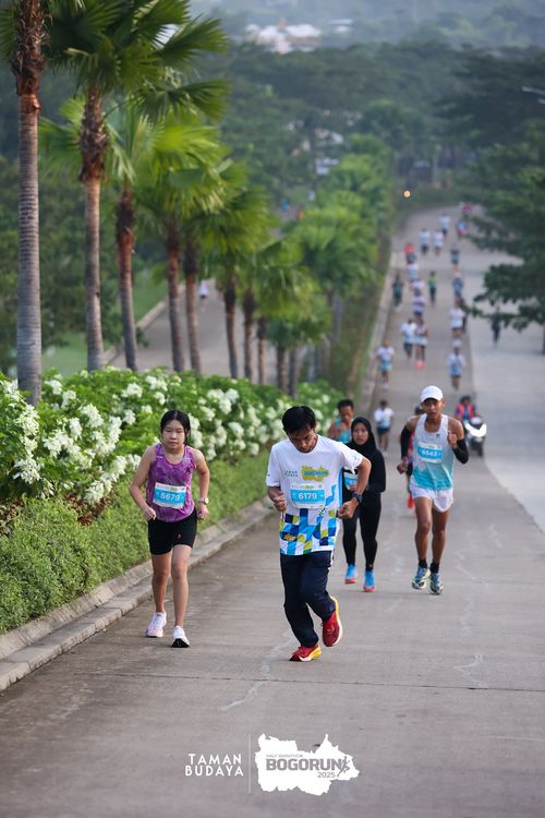 Race photo from Taman Budaya x BOGORUN 2025