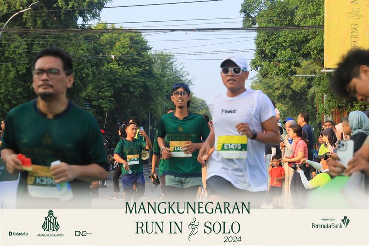 Race photo from Mangkunegaran Run 2024