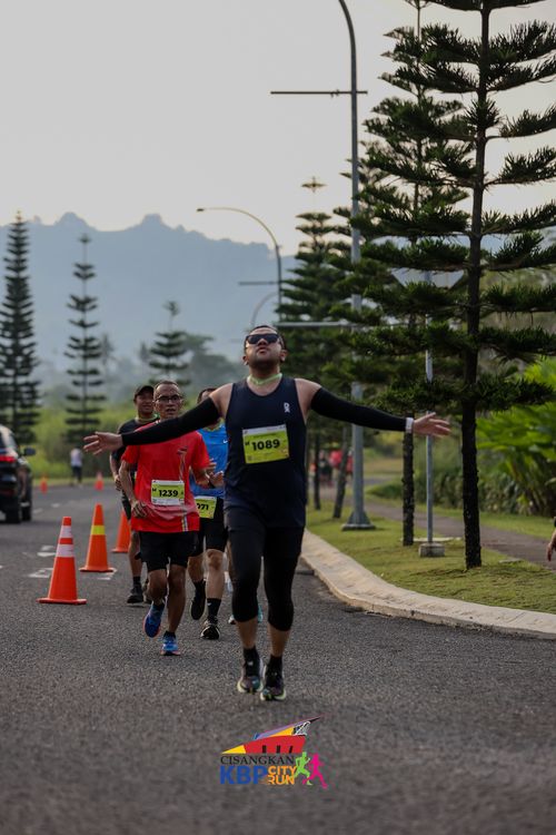Race photo from CISANGKAN KBP CITY RUN 2025